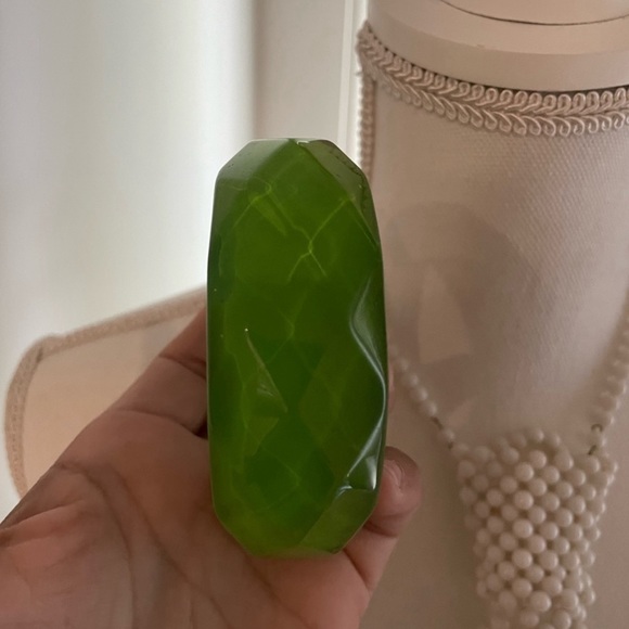 Vintage Green Bracelet Bangle Boho - Picture 4 of 6